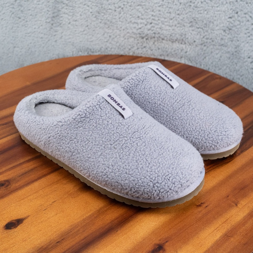 Bombas Women's Sunday Slipper -  Nimbus Grey Size 8